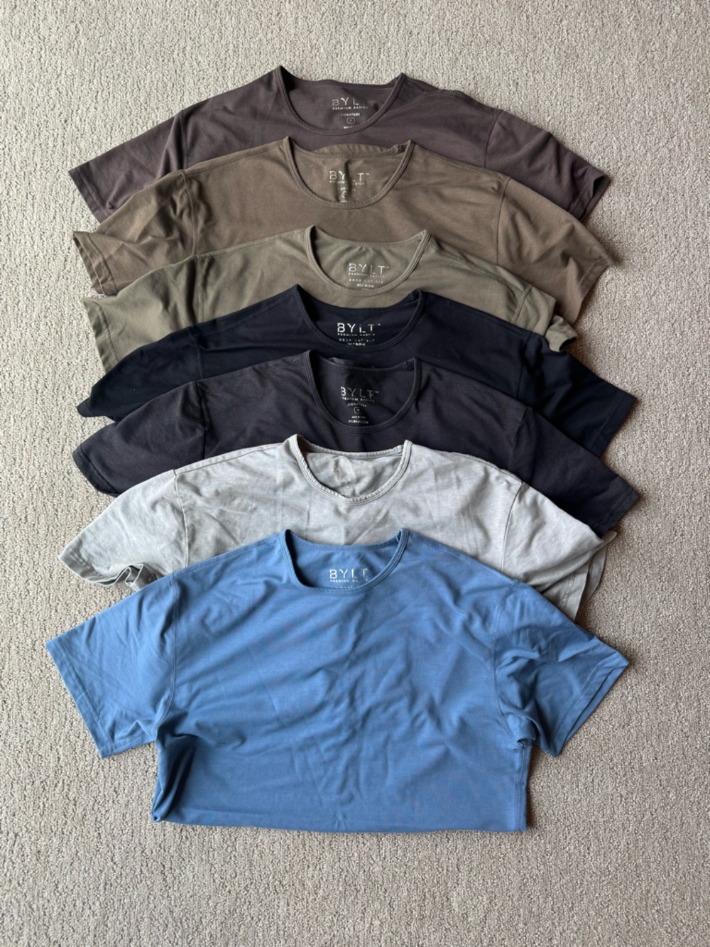 BYLT Signature Men's Crew T-Shirt Bundle